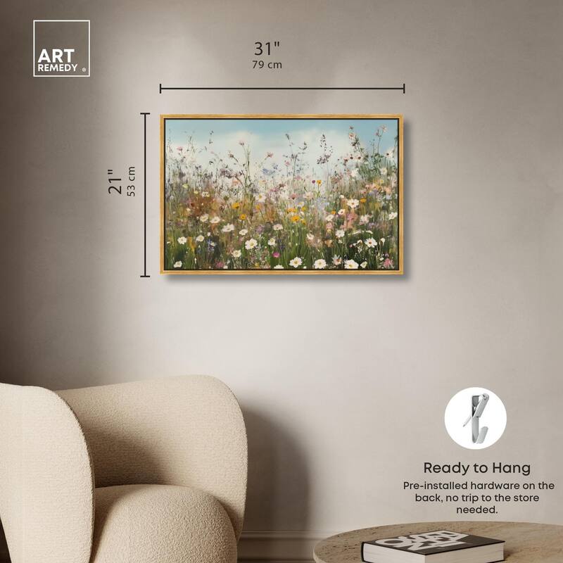 Glimmering Glade Garden III Canvas by Art Remedy