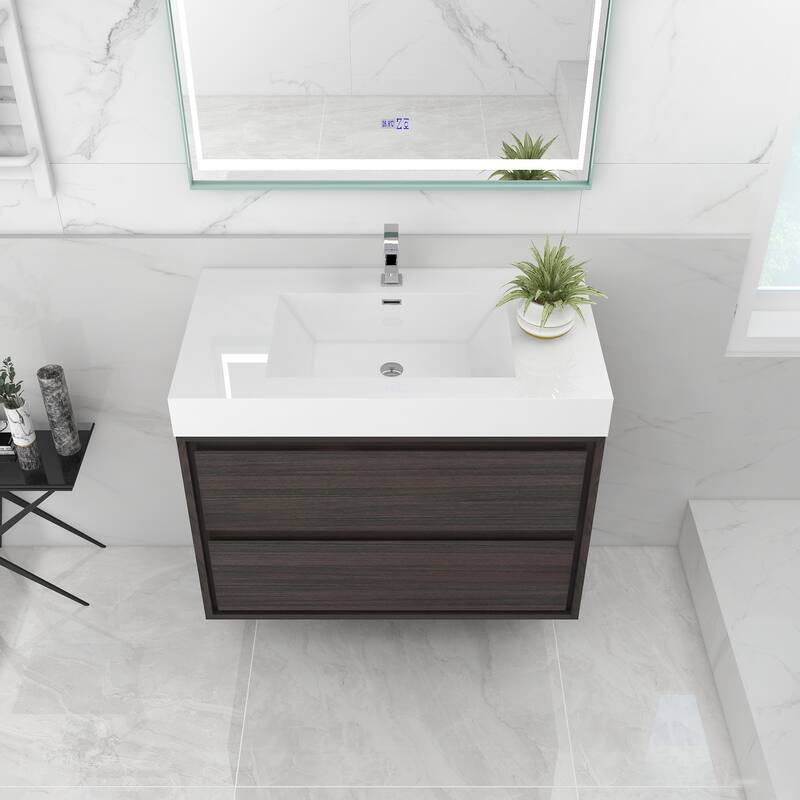 Morava 36" Floating Vanity with Single Sink - 36