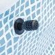 preview thumbnail 9 of 7, Outsunny 11ft x 7ft x 32in Steel Frame Pool with Filter Pump, Outdoor Rectangular Frame Above Ground Swimming Pool, Light Grey