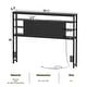 preview thumbnail 45 of 82, Headboards with Storage Shelves, Head Board with Power Outlet and LED Light for Bed Frame