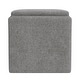 preview thumbnail 22 of 66, HomePop Storage Ottoman with Tray Top