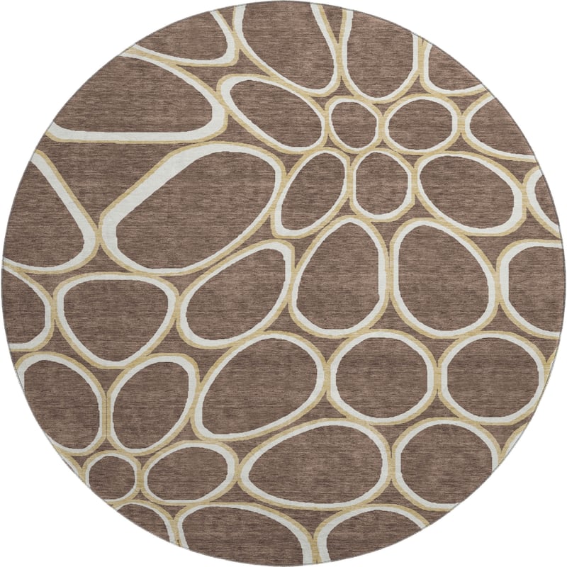 Premium Washable Super Soft Contemporary Bubble Mayfield Rug