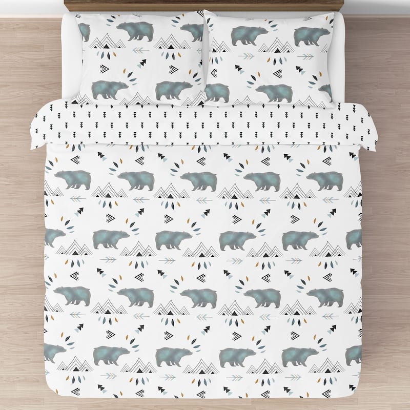 Sweet Jojo Designs Bear Mountain Collection 3-piece Full/Queen Comforter Set