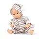 preview thumbnail 2 of 3, Gotz: Aquini Girl 13" Urban Stripes Potty Baby Doll