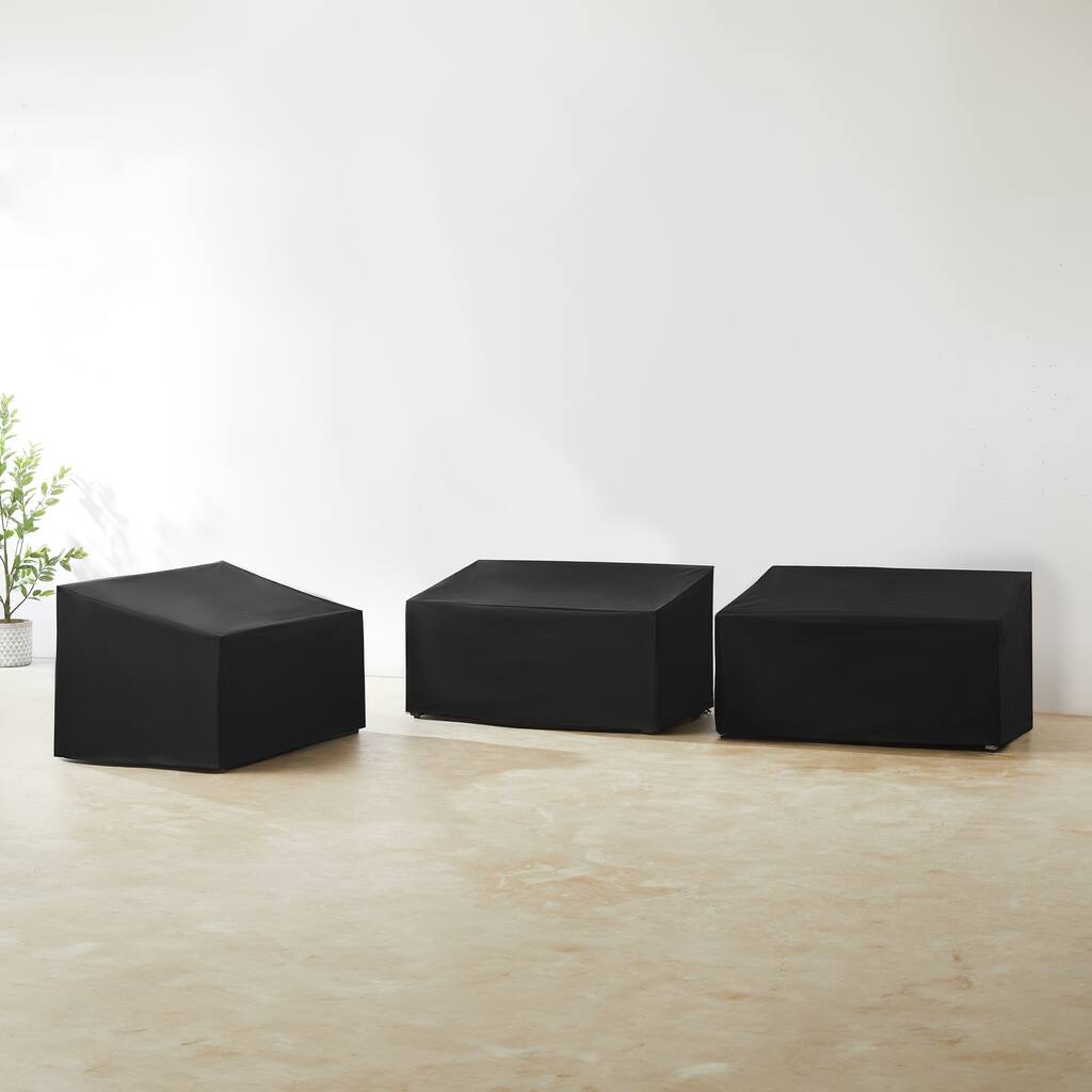 Crosley 3Pc Outdoor Sectional Furniture Cover Set
