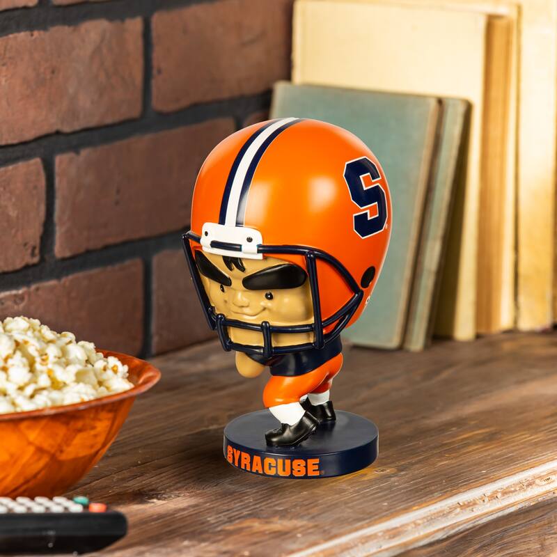 NCAA Team Lil Big Head Resin Indoor/Outdoor Garden Desk Statue - Syracuse