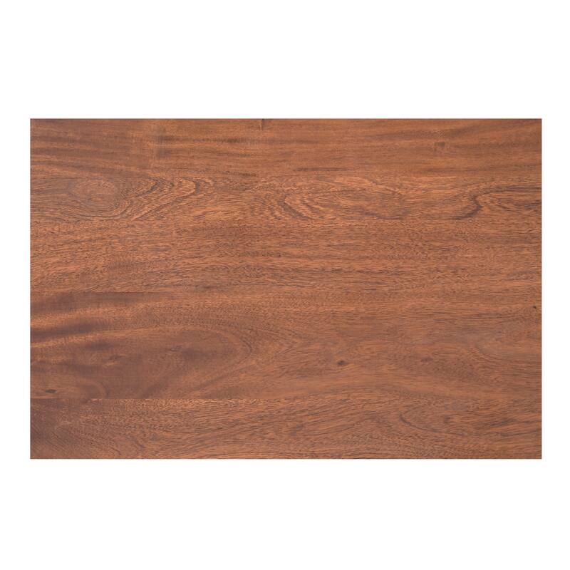 NADAAL STUDIOS Sterling Dresser, Six Drawer Solid Acacia with Live Edge and Butterfly Joinery, Brown