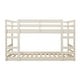 preview thumbnail 16 of 26, Walker Edison Browning Solid Wood Twin Size Low Bunk Bed