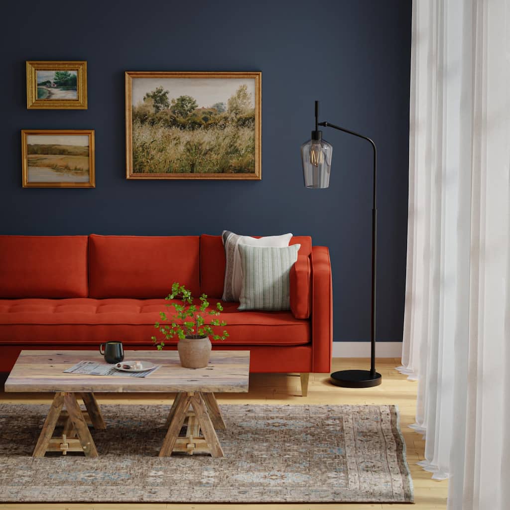 Alora Decor Traditional Hand-knotted Bordered Brown Rug