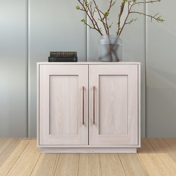 slide 2 of 9, Patterson Driftwood 2 Door Accent Cabinet