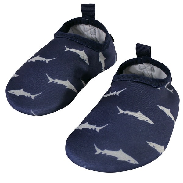 slide 1 of 1, Hudson Baby Infant and Toddler Water Shoes for Sports, Yoga, Beach and Outdoors, Shark 0-6M/1-2 Infant - Baby and Toddler Shark