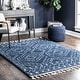 preview thumbnail 49 of 61, Nuloom Vasiliki Moroccan Shag Tasseled Area Rug 10' x 14' - Blue - Rectangle