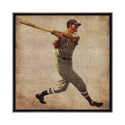 iCanvas "Vintage Sports VI" by John Butler Framed