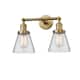 Option Brushed Brass / Clear