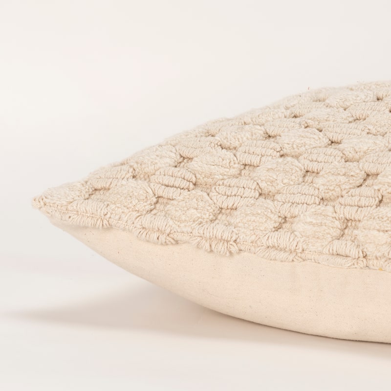 Rizzy Home Woven Textured Solid Throw Pillow