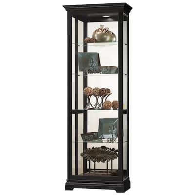 Howard Miller Brantley Transitional 5-shelf Curio Cabinet with Light