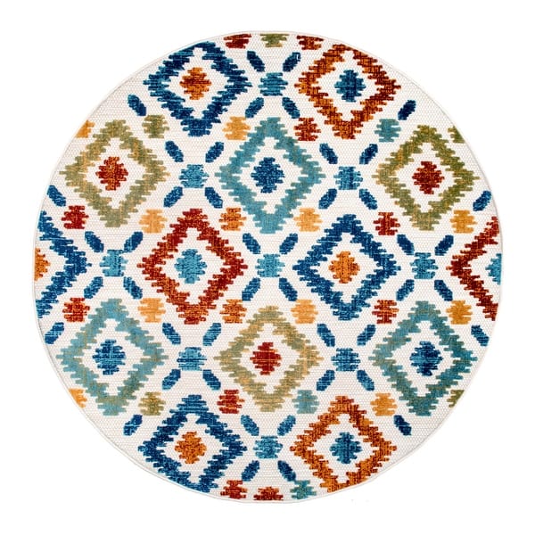Brooklyn Rug Co Indoor/Outdoor Transitional Labyrinth Area Rug - Bed ...