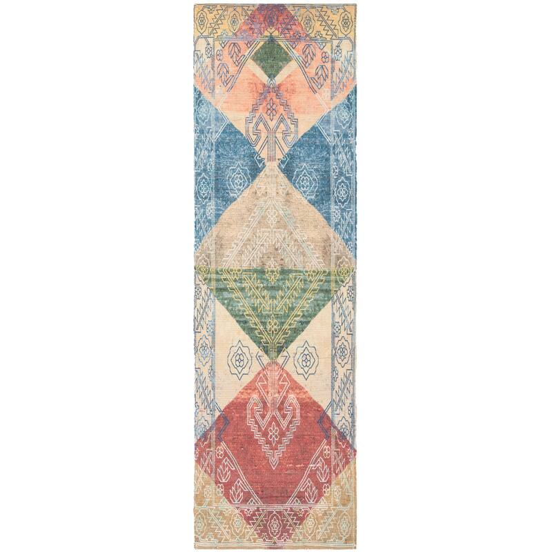SAFAVIEH Handmade Saffron Demi Modern Tribal Cotton Rug