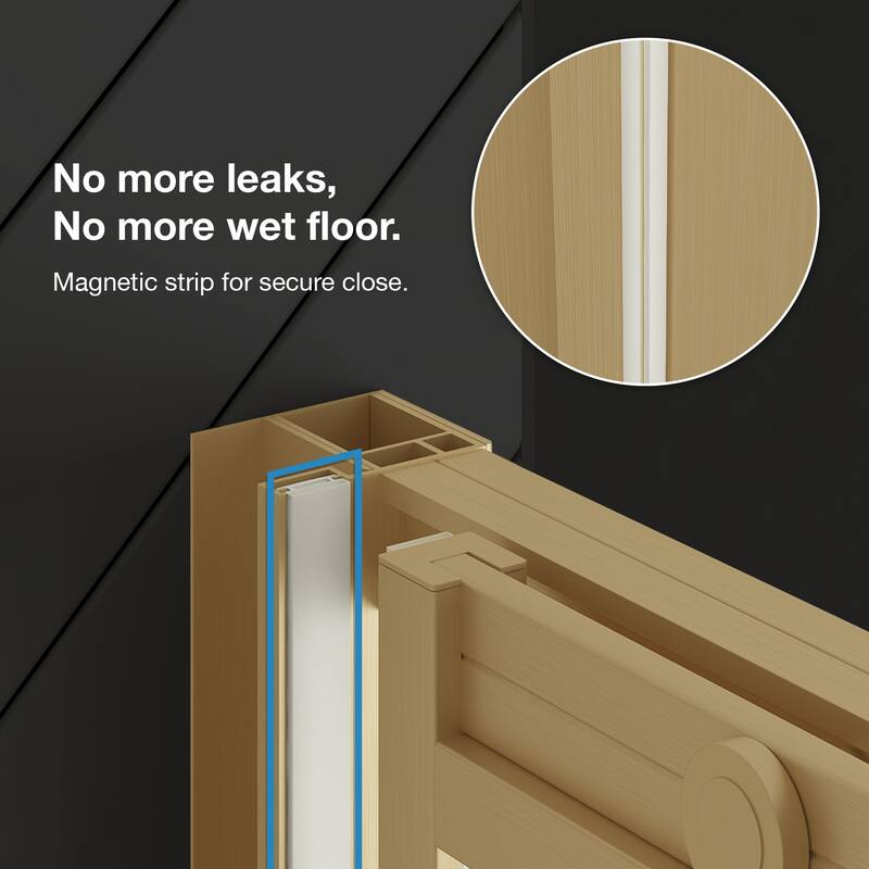 Stanford Sliding Clear Alcove Shower Door