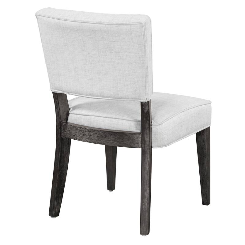 5 Piece Wood Round Dining Table Set with 4 Upholstered Chairs