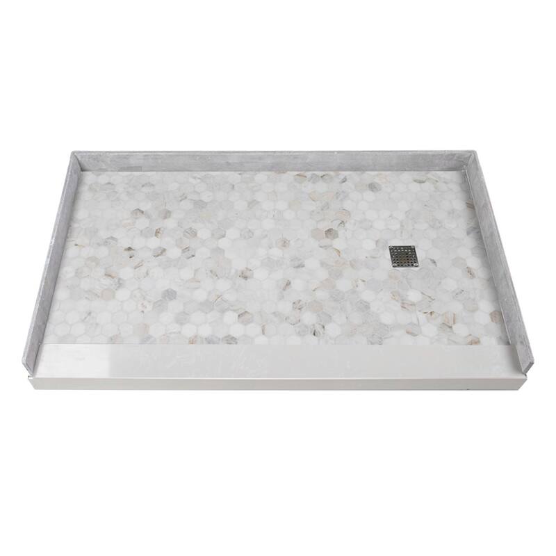 Transolid FPT6036R 60" x 36-1/4" Rectangular Shower Base with Single