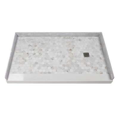 Transolid FPT6036R 60" x 36-1/4" Rectangular Shower Base with Single