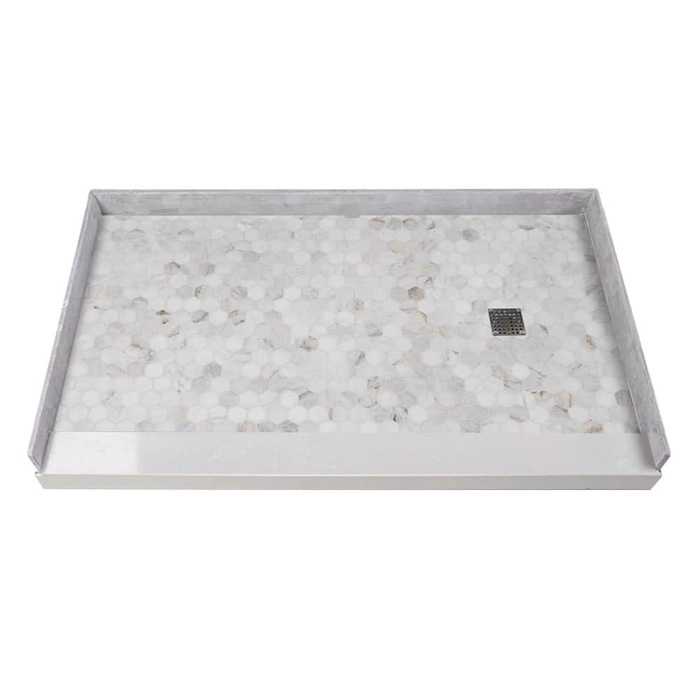 Transolid FPT6036R 60" x 36-1/4" Rectangular Shower Base with Single