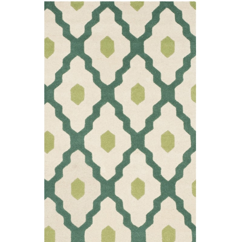SAFAVIEH Handmade Chatham Sutapa Modern Moroccan Wool Rug