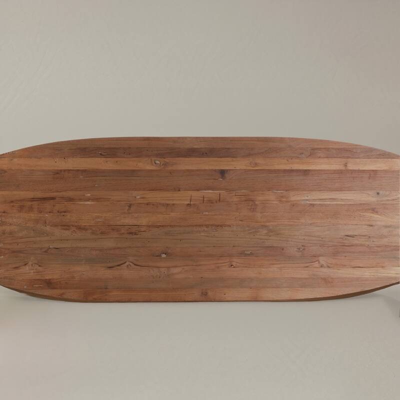 HomeRoots 63" Natural Reclaimed Wood Writing Desk