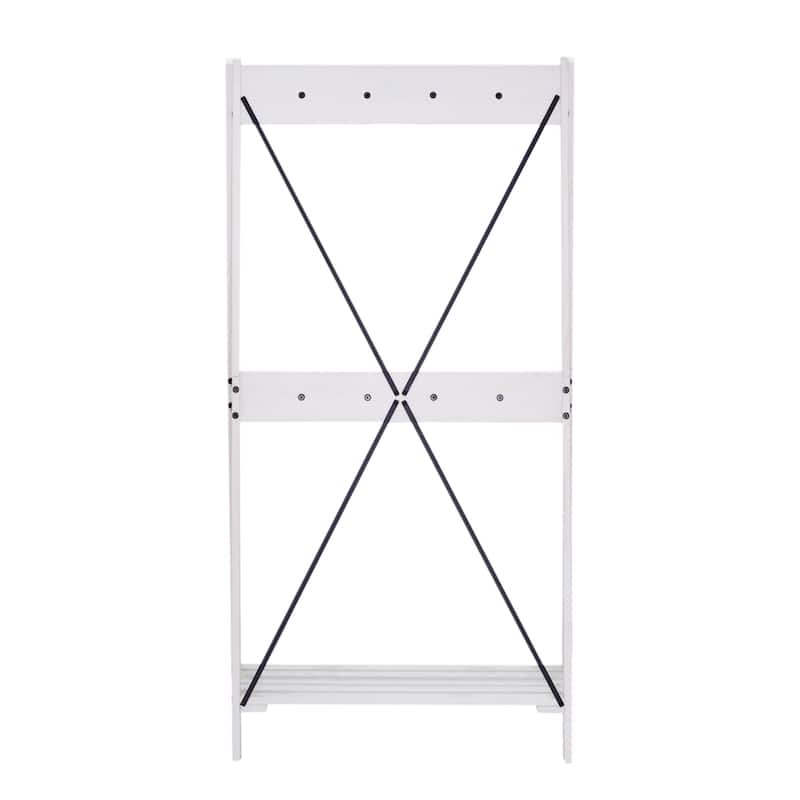 Middlebrook Solid Wood 68-inch Angled Side Hall Tree