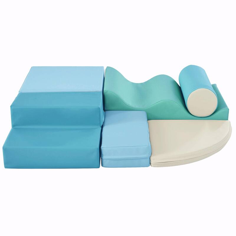 Soft Climb and Crawl Foam Playset 6 in 1 - Safe and Engaging Play Equipment