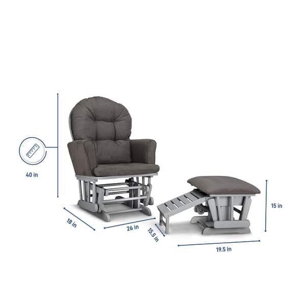 Graco Parker SemiUpholstered Glider and Nursing Ottoman Bed Bath