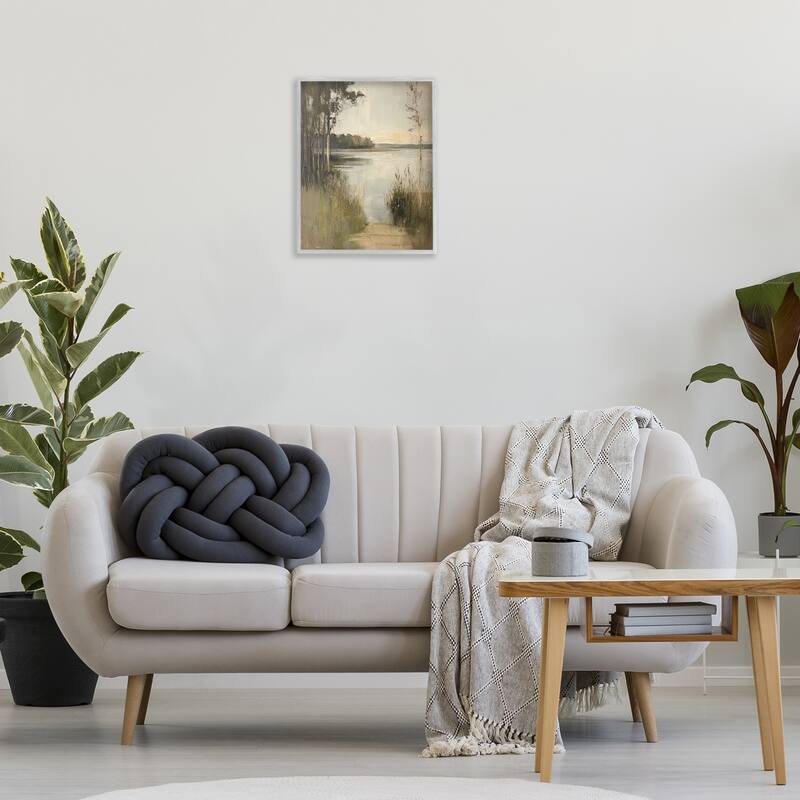 Stupell Wild Grasses by Lakeside Framed Giclee Art Design By Petal Prints Design
