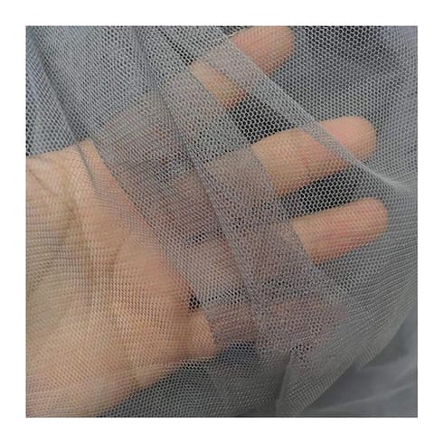Gray Mosquito Net DIY Fabric Insect Pest Barrier Netting Curtains - 10ftx25ft