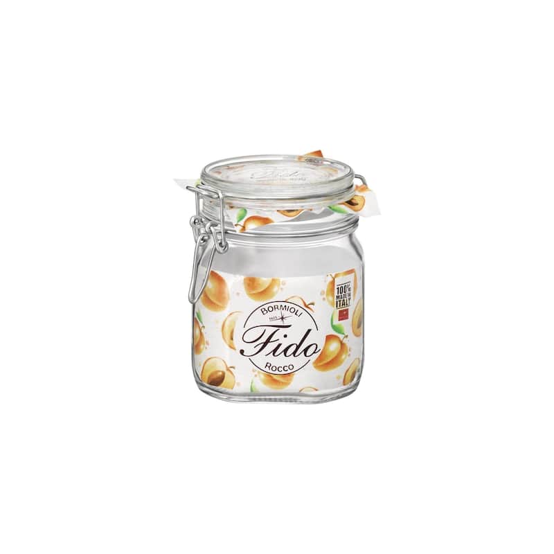 Bormioli Rocco Fido Jar with Airtight Rubber Gasket