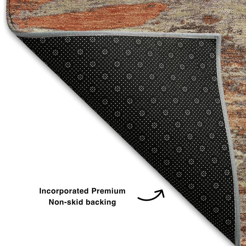 Premium Washable Super Soft Stripe Ombre Mayfield Rug