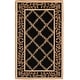 preview thumbnail 76 of 105, SAFAVIEH Handmade Chelsea Kimber Trellis French Country Wool Rug 2'9" x 4'9" - Black/Gold - Rectangle