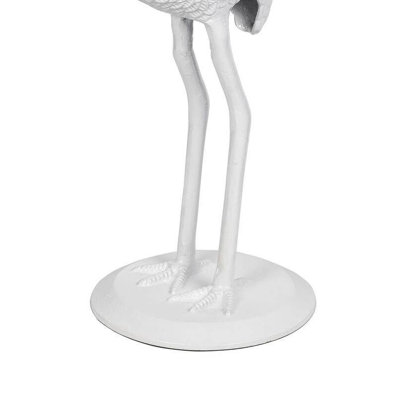 Nysha 25" Glass Top Flamingo end Table, Pink, by JONATHAN Y