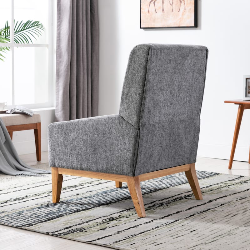 Corvus Armitage Chenille Upholstered Accent Chair