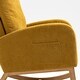 preview thumbnail 10 of 13, Modern Accent Rocking Chair , Upholstered Tall Back Accent Armchair Nursery Glider Rocker