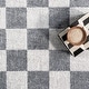 preview thumbnail 13 of 21, Nuloom Naya SpinClean Checkered Machine Washable Area Rug