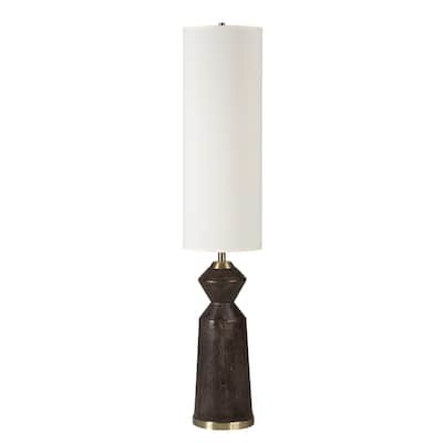Pixel 66.75" Height Floor Lamp, Brown - 13 x 13 x 66.75"