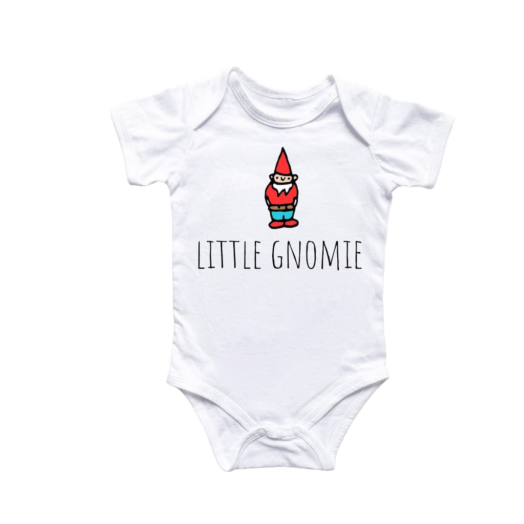 Gnome Garden - Baby Boy Girl Clothes Infant Bodysuit Funny Cute Newborn