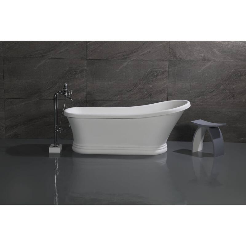 Kingston Brass VRTSS673026 Arcticstone 68" Pedestal Solid Surface