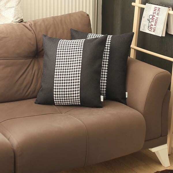 houndstooth pillow covers