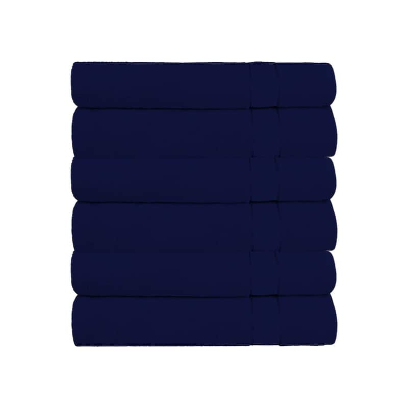 Superior Absorbent Zero Twist Cotton | 6 Pack Hand Towels Set (16 x 32 inches) 600 GSM for Bathroom, Gym, Shower, Hotel, Spa