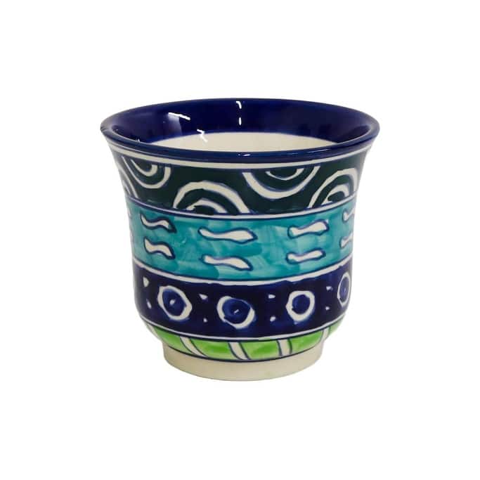 Home&Manor Ceramic Planter Multicolor