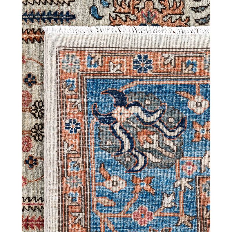 Serapi One-of-a-Kind Hand-Knotted Area Rug - Gray - 9' 3" x 11' 11"
