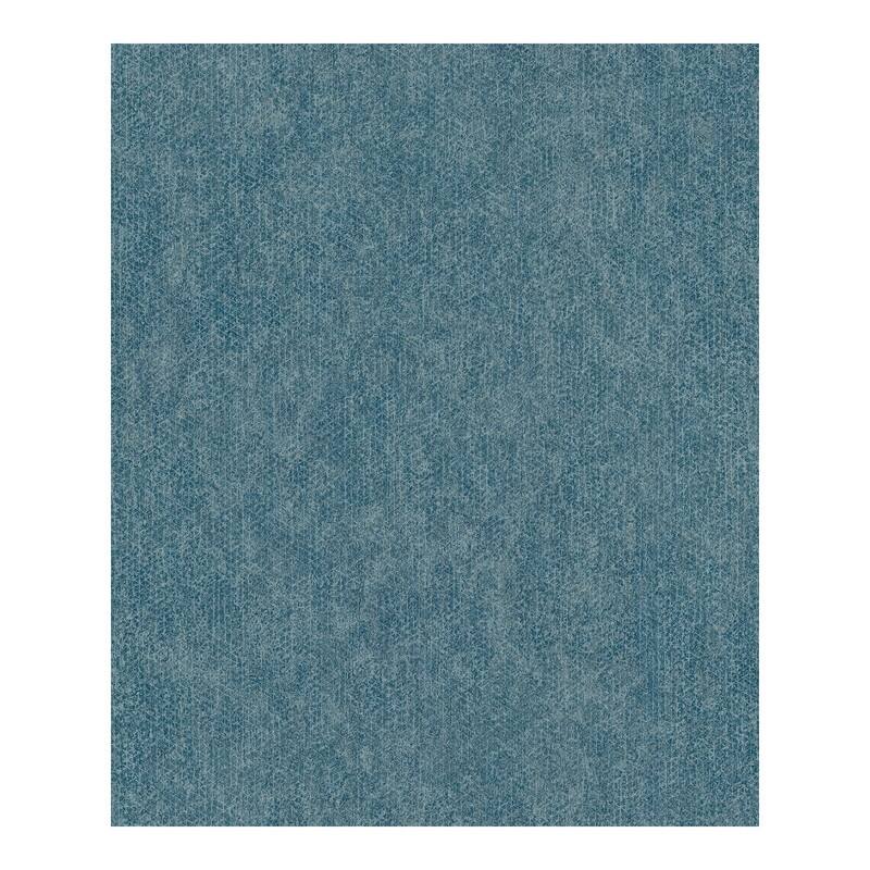 Advantage Everett Teal Distressed Textural Wallpaper - 20.9 x 396 x 0.025
