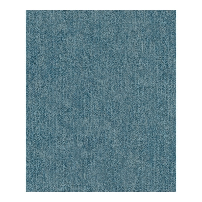 Advantage Everett Teal Distressed Textural Wallpaper - 20.9 x 396 x 0.025